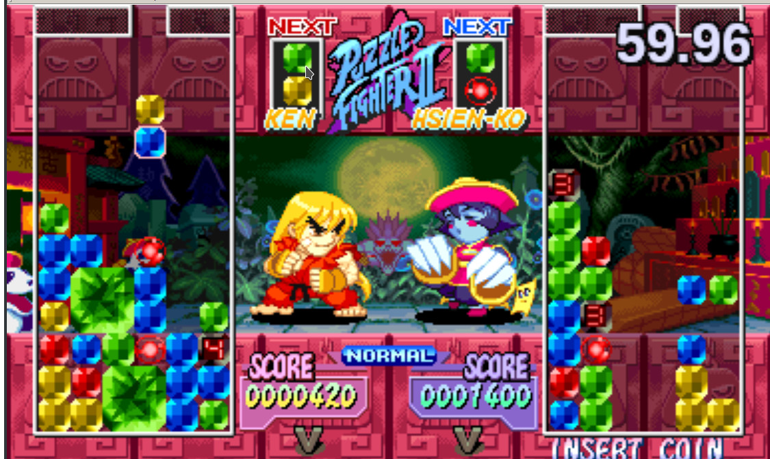 Jogo Super Puzzle Street Fighter Ii - Game Boy Advance Gba